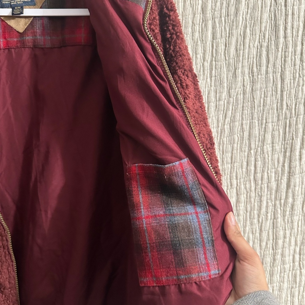 Pendleton Ladies' Fuzzy Zip Jacket - Picture 4 of 5